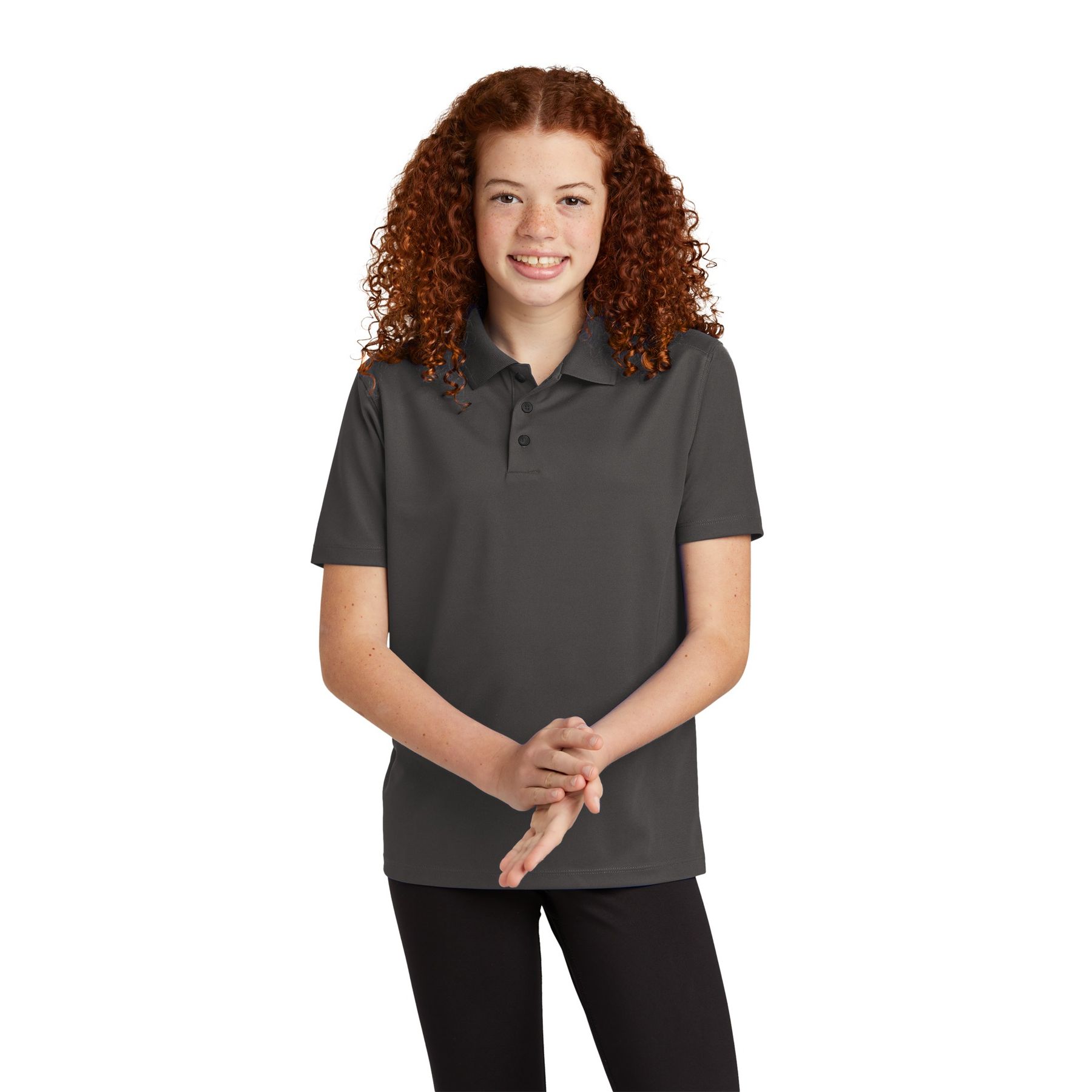 Sport-Tek Youth UV Micropique Polo Product Image