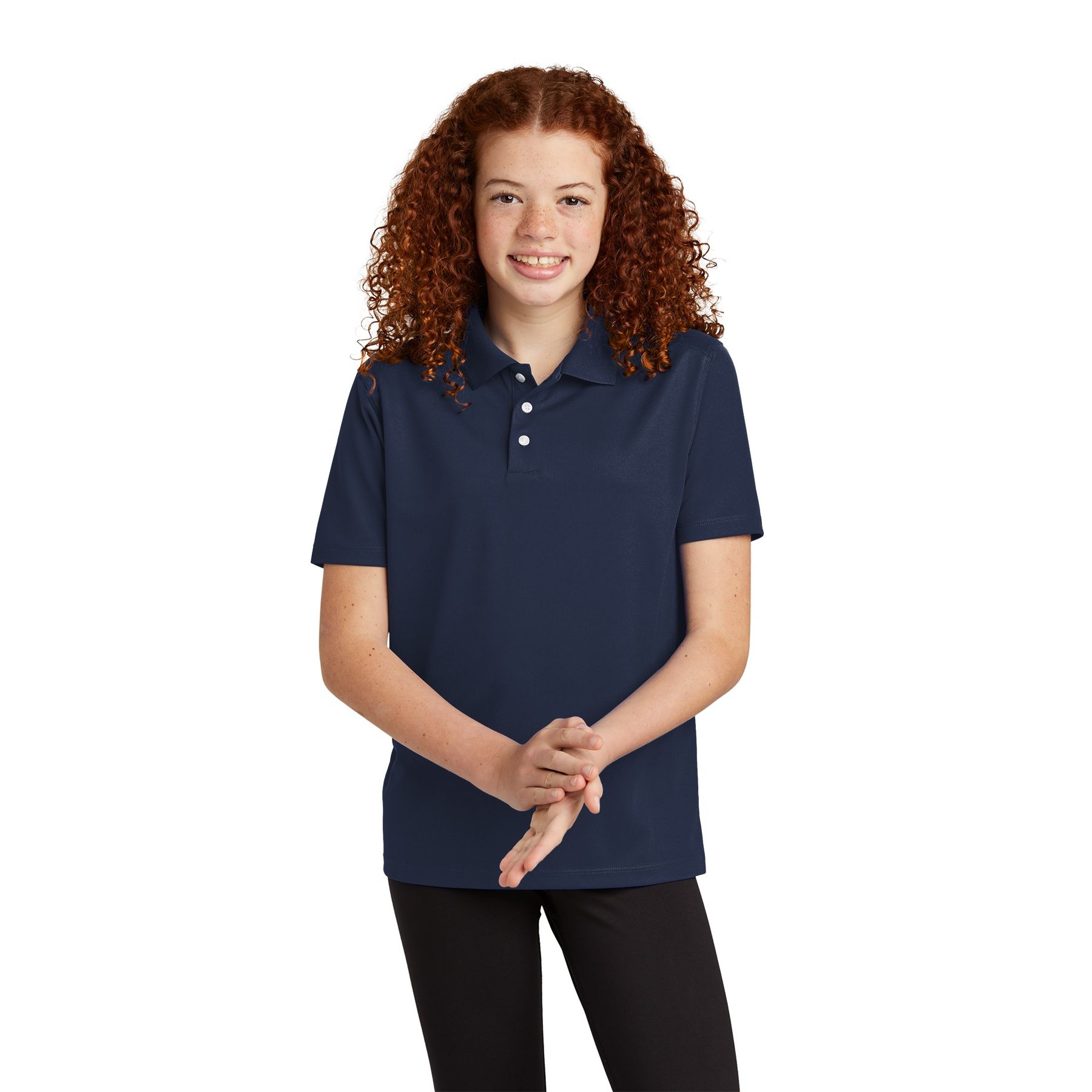 Sport-Tek Youth UV Micropique Polo Product Image