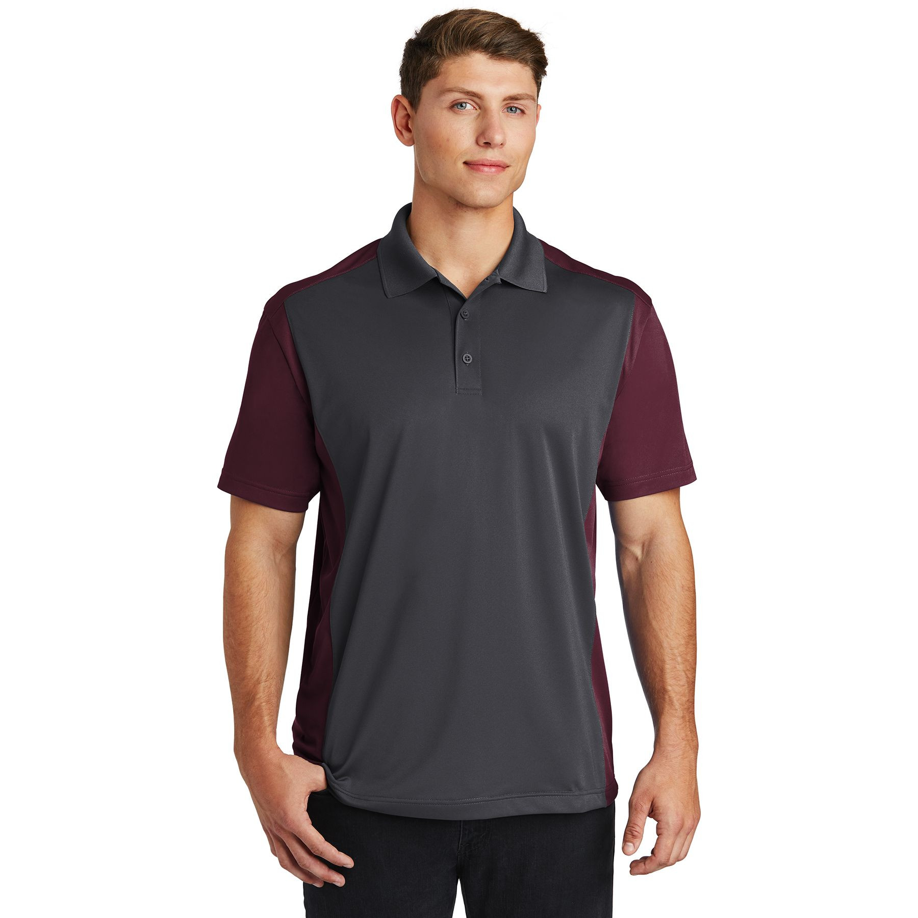 Sport-Tek Colorblock Micropique Sport-Wick Polo Product Image