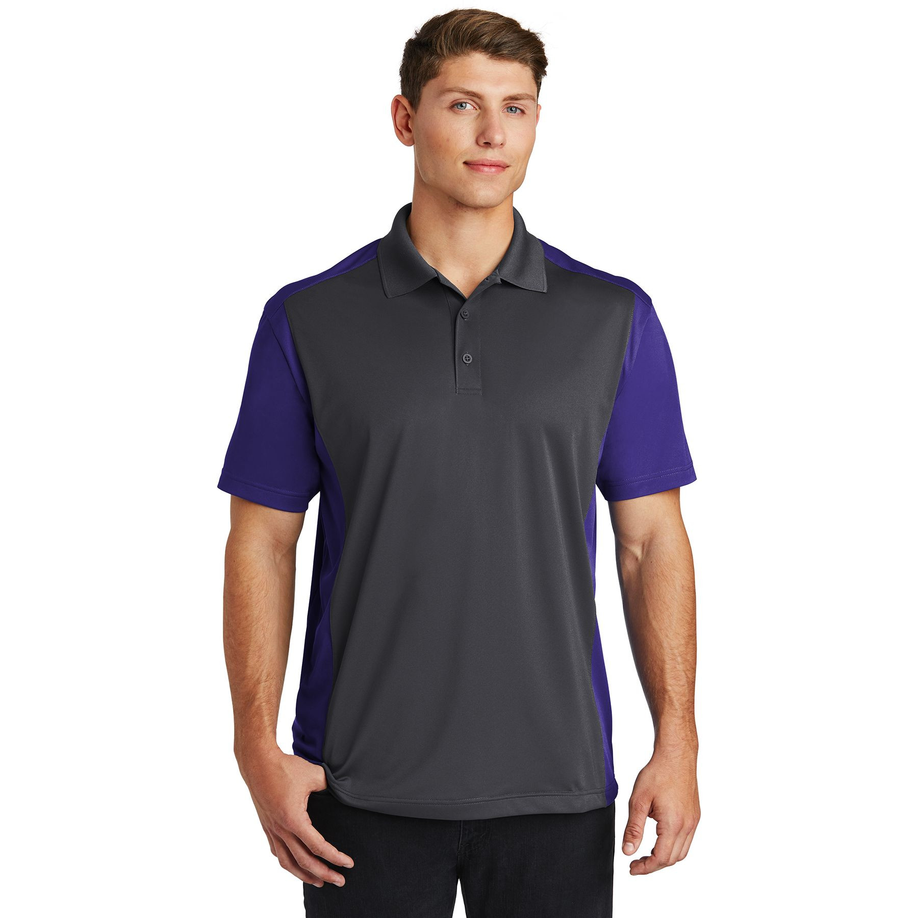 Sport-Tek Colorblock Micropique Sport-Wick Polo Product Image