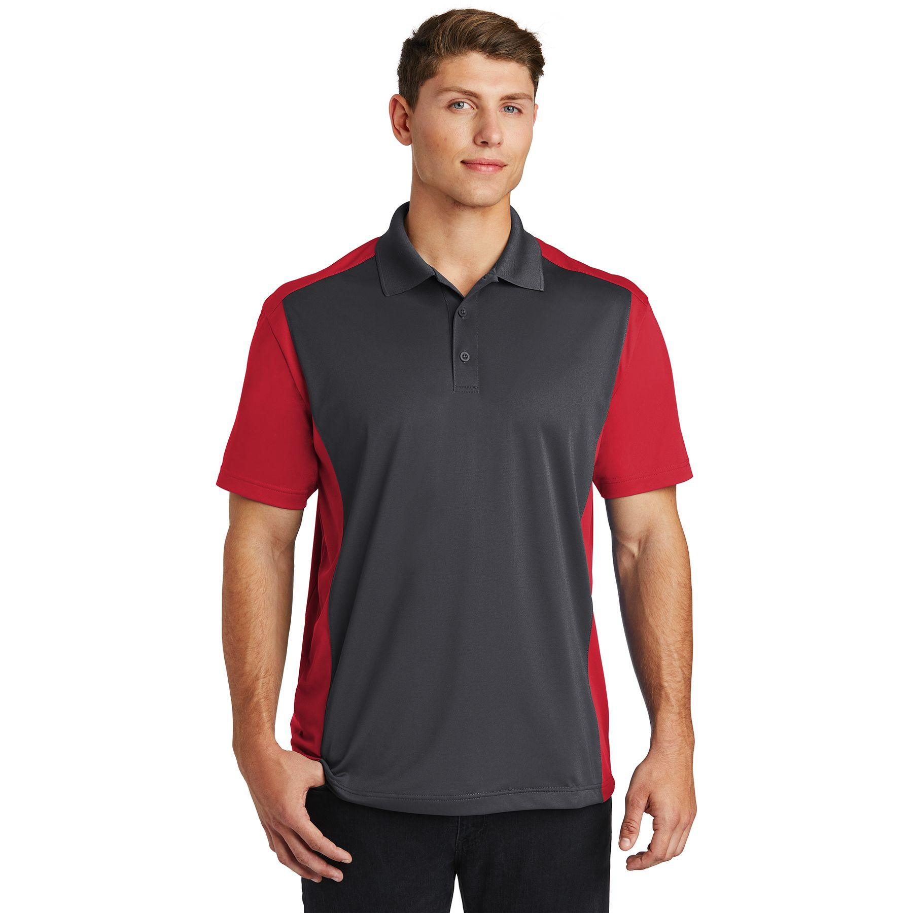 Sport-Tek Colorblock Micropique Sport-Wick Polo Product Image