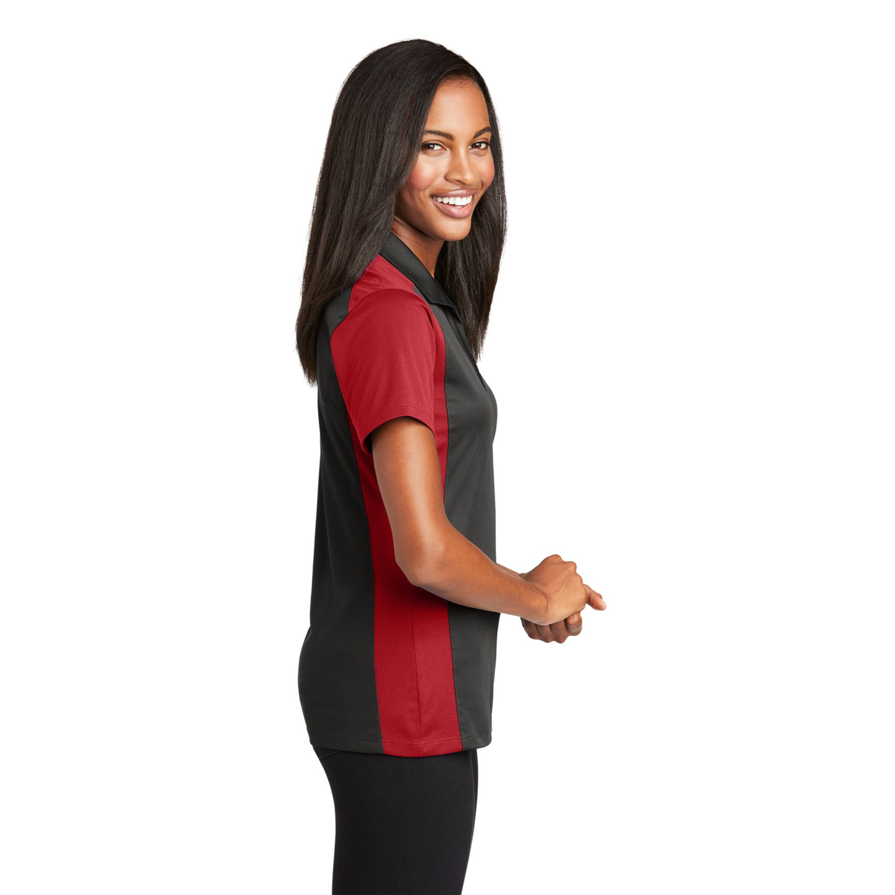 Sport-Tek Women's Colorblock Micropique Sport-Wick Polo Product Image