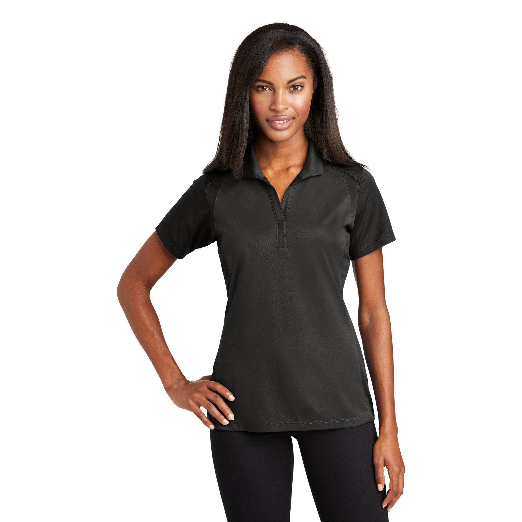 Sport-Tek Women's Colorblock Micropique Sport-Wick Polo Product Image