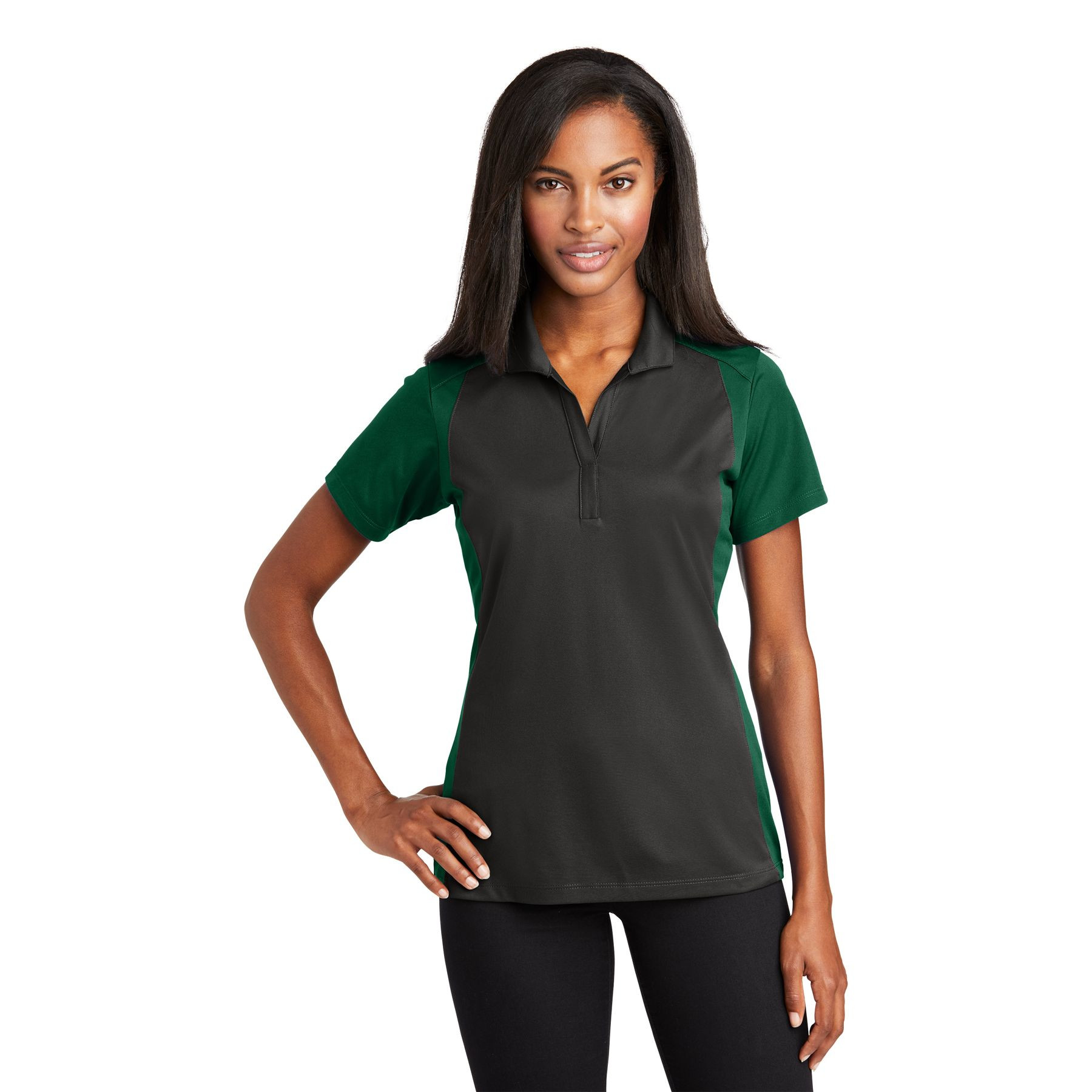 Sport-Tek Women's Colorblock Micropique Sport-Wick Polo Product Image