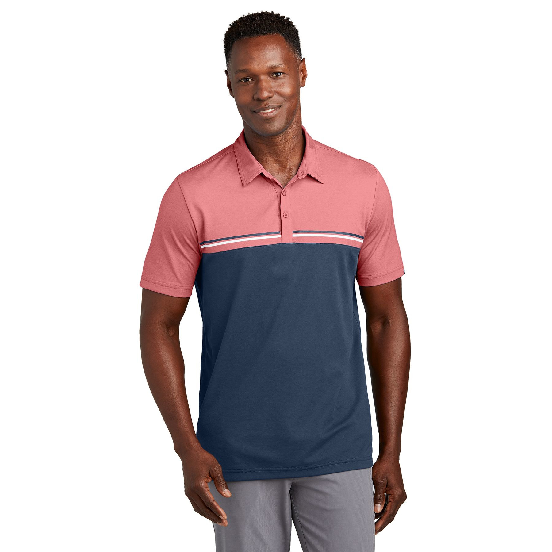 TravisMathew Sunset Blocked Polo Product Image