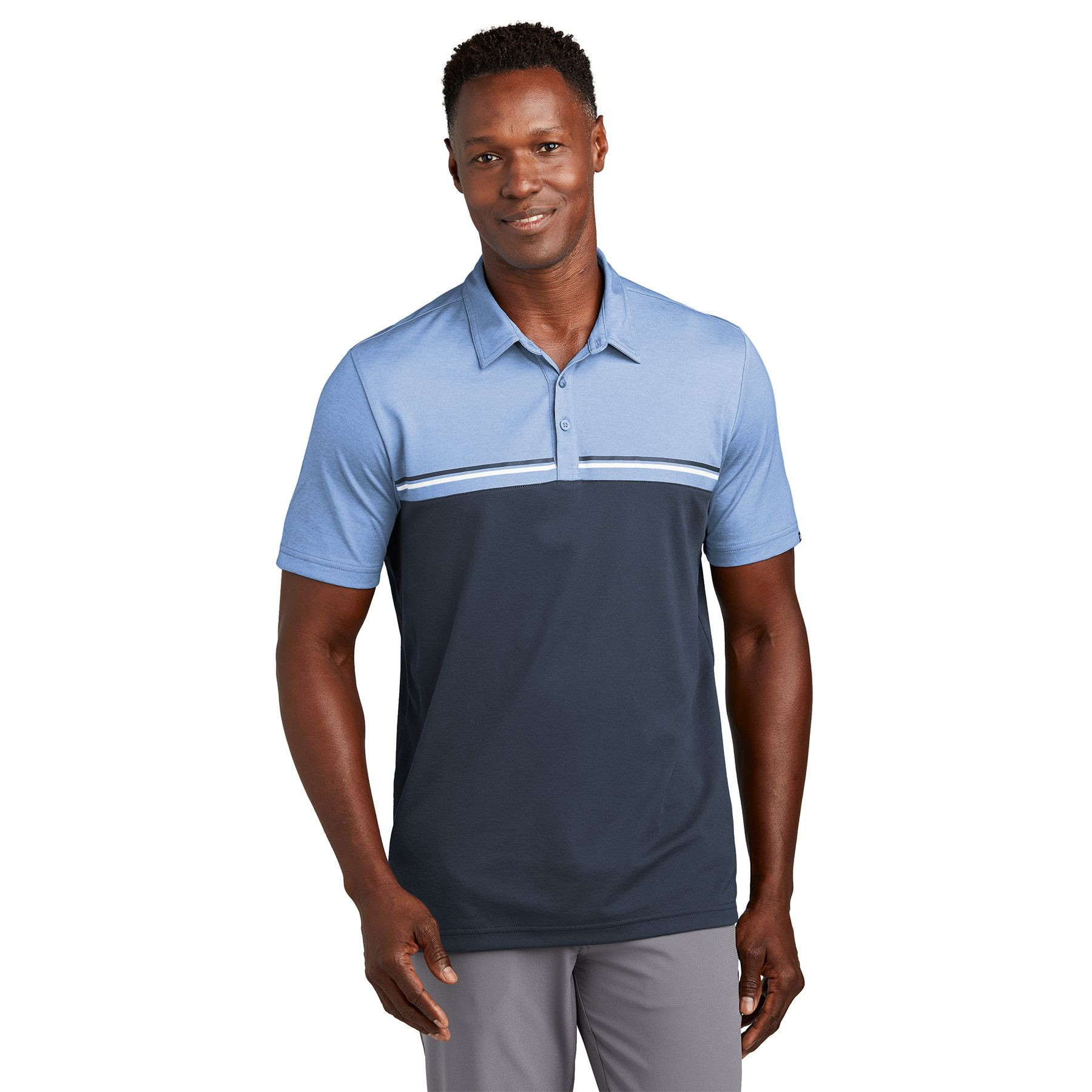 TravisMathew Sunset Blocked Polo Product Image
