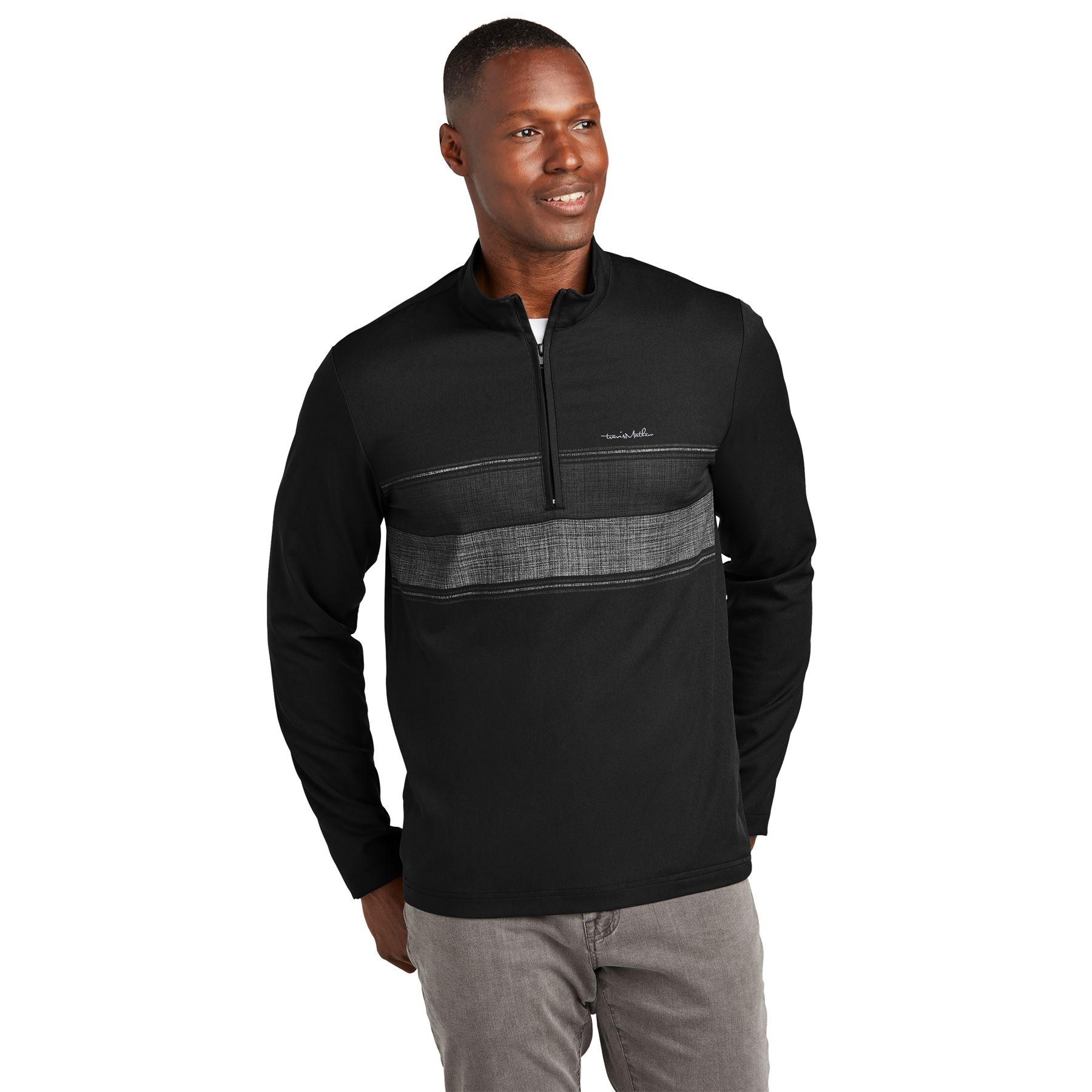 TravisMathew Balboa Chest Stripe 1/4-Zip Product Image