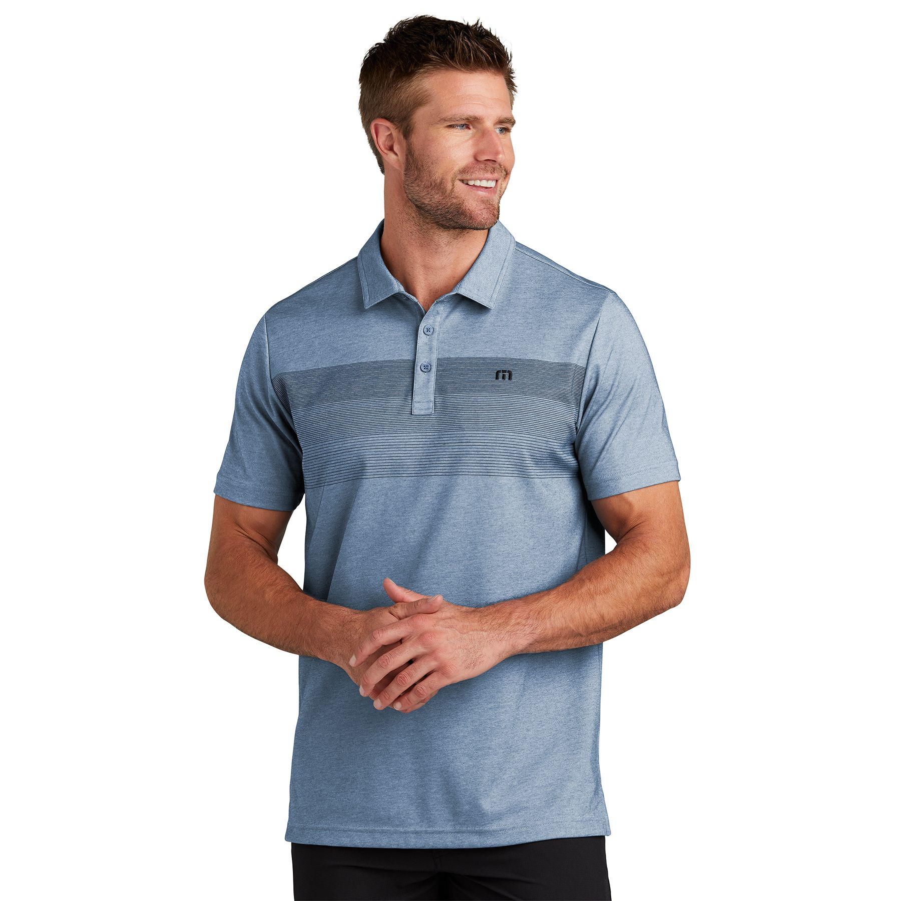 TravisMathew Coastal Chest Stripe Polo Product Image