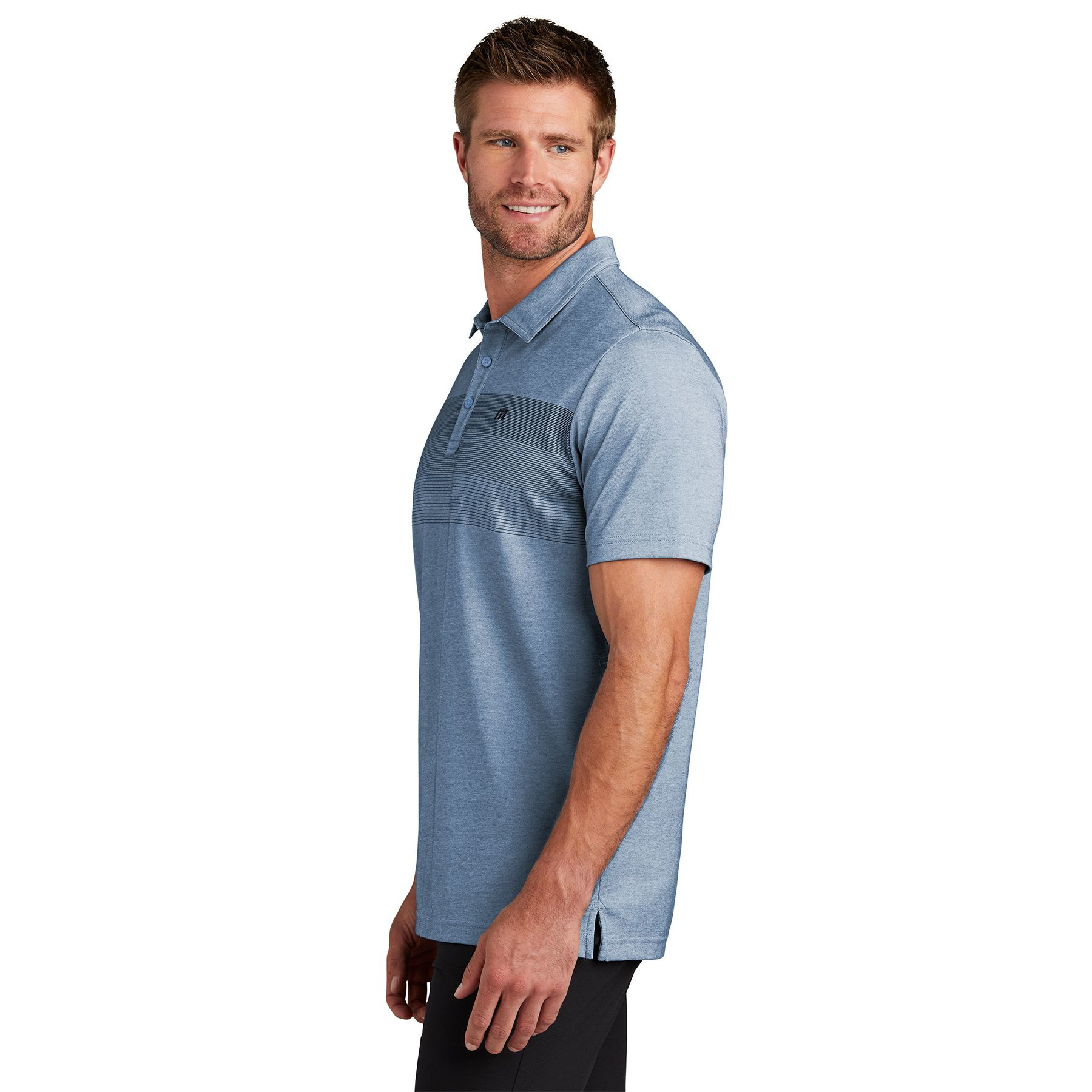TravisMathew Coastal Chest Stripe Polo Product Image