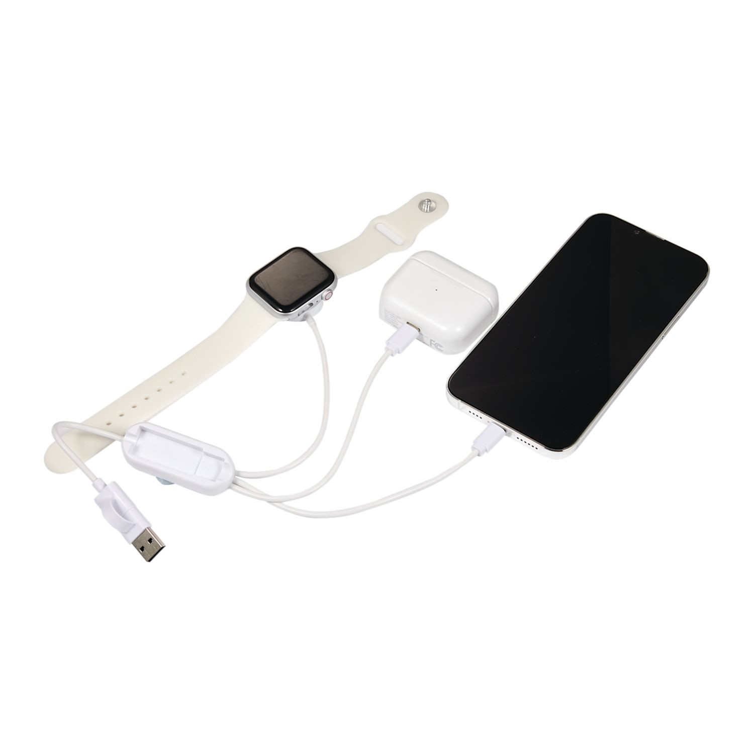 Allcord 5-in-1 Charging Cable with Apple Watch Charger Product Image