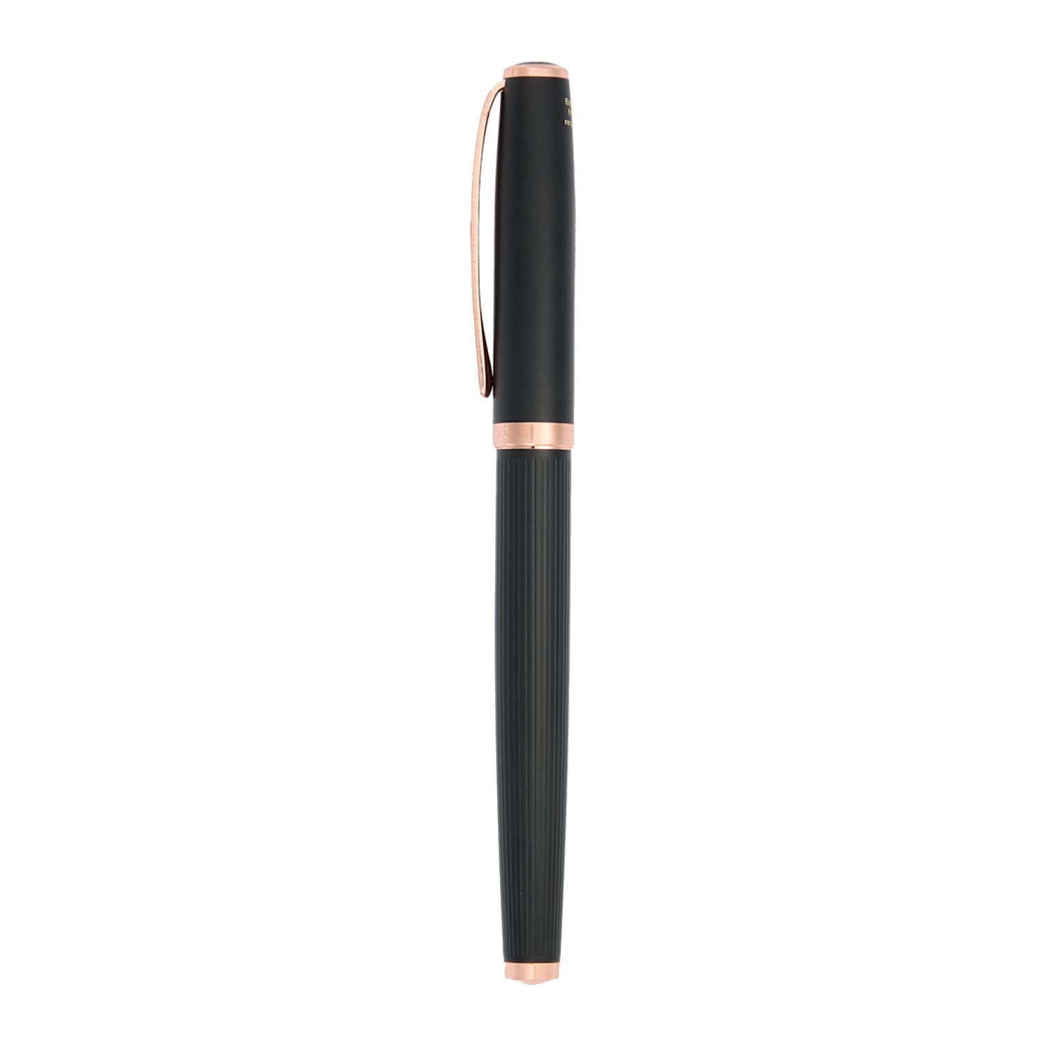 Luxe Recycled Brass Matte Roller Ball Pen Product Image