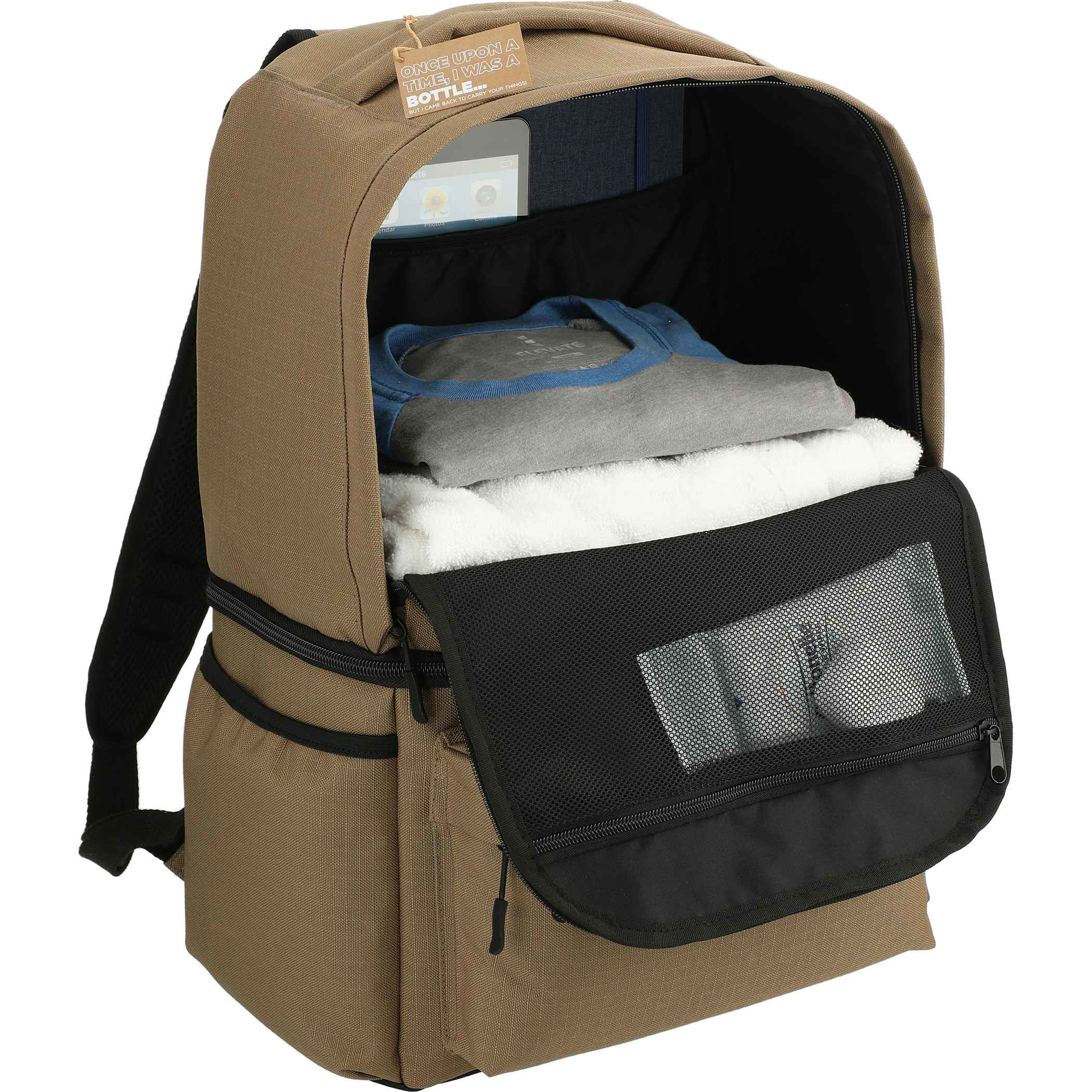 NBN Recycled Utility 12 Can Backpack Cooler Product Image