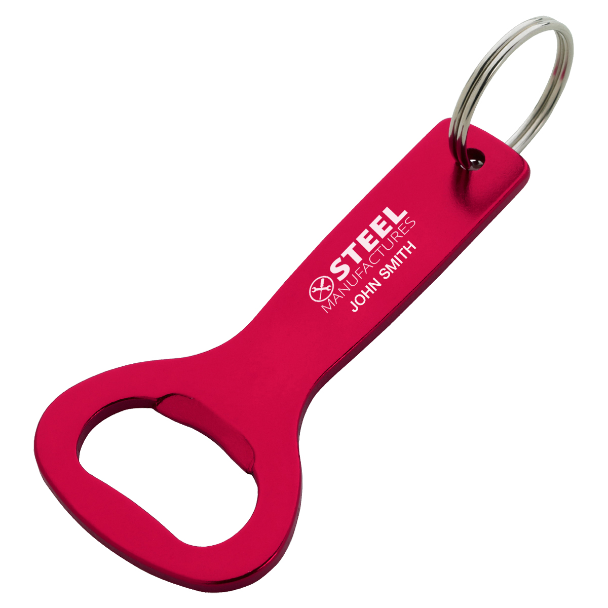 Aluminum Bottle Opener Key Ring Product Image