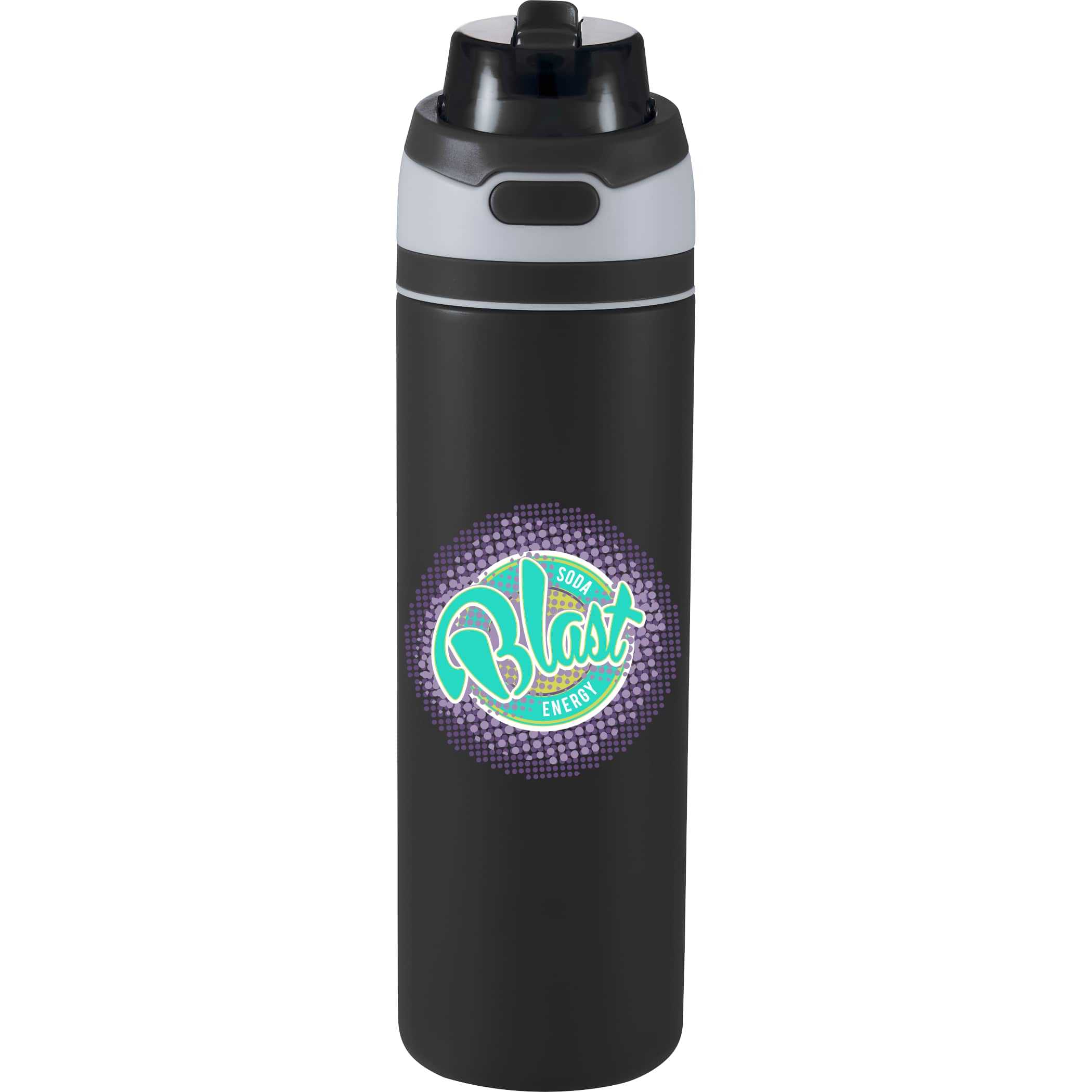 Elvin Recycled Stainless Flip Straw Bottle - 28 oz. Product Image