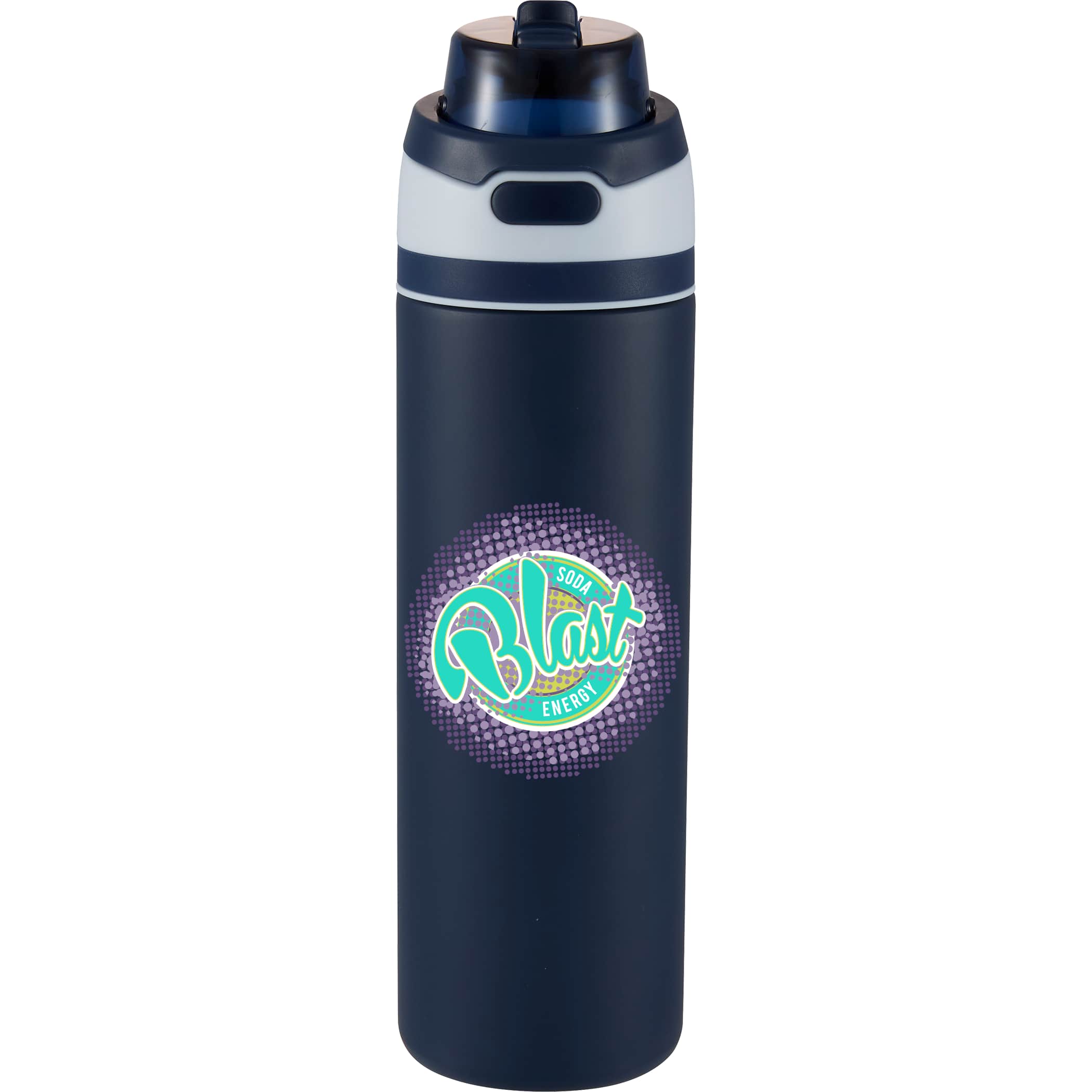 Elvin Recycled Stainless Flip Straw Bottle - 28 oz. Product Image