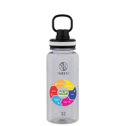 Takeya® Full Color Tritan Water Bottle w/ Spout Lid - 32 oz. Product Image