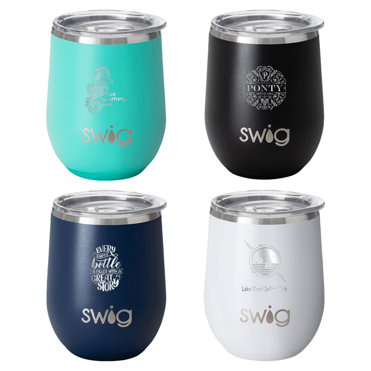 Swig Life™ Matte Stemless Wine Cup - 12 oz. Product Image