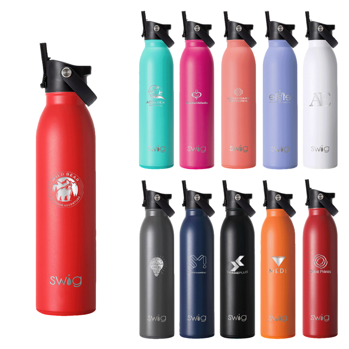 Swig Life™ Matte Bottle w/ Flip and Sip Lid - 20 oz. Product Image