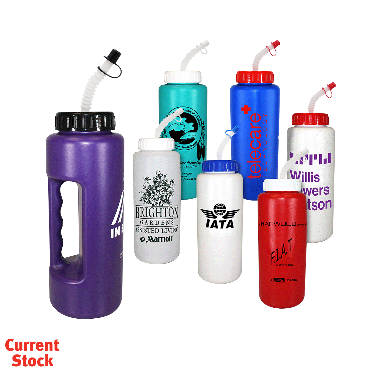 Grip Bottle with Flexible Straw - 32 oz. Product Image