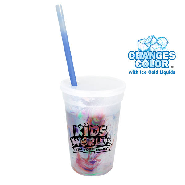 Mood Rainbow Confetti Cup/Straw/Lid Set - 17 oz. Product Image