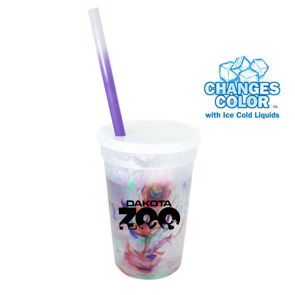 Mood Rainbow Confetti Cup/Straw/Lid Set - 17 oz. Product Image