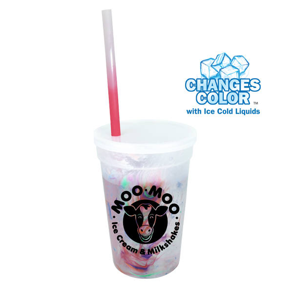 Mood Rainbow Confetti Cup/Straw/Lid Set - 17 oz. Product Image