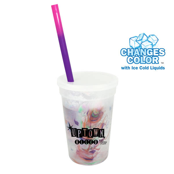 Mood Rainbow Confetti Cup/Straw/Lid Set - 17 oz. Product Image