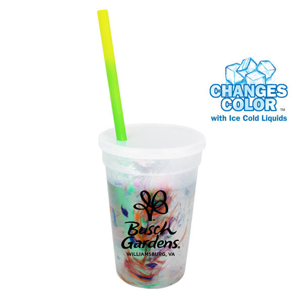 Mood Rainbow Confetti Cup/Straw/Lid Set - 17 oz. Product Image
