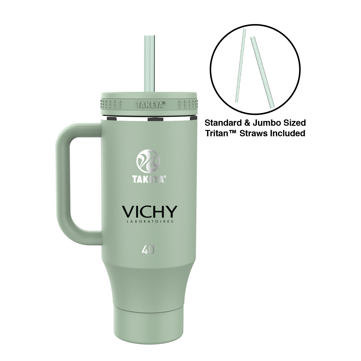 Takeya® Straw Tumbler with Handle - 40 oz. Product Image