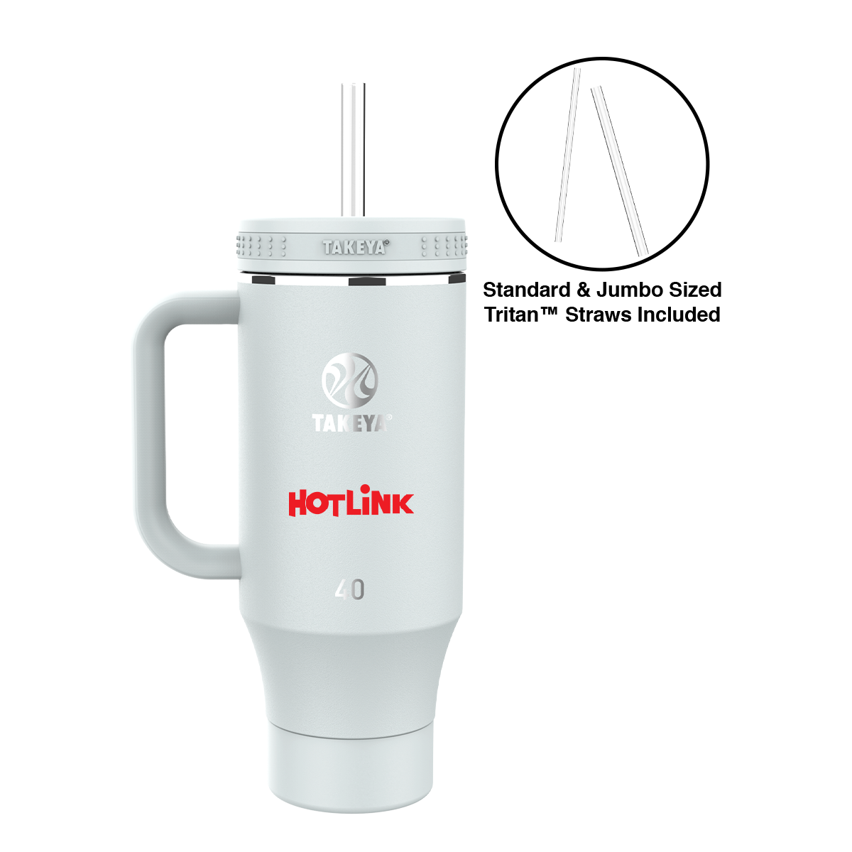 Takeya® Straw Tumbler with Handle - 40 oz. Product Image
