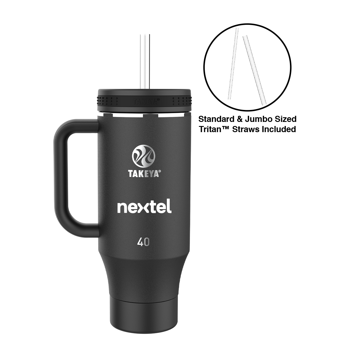 Takeya® Straw Tumbler with Handle - 40 oz. Product Image