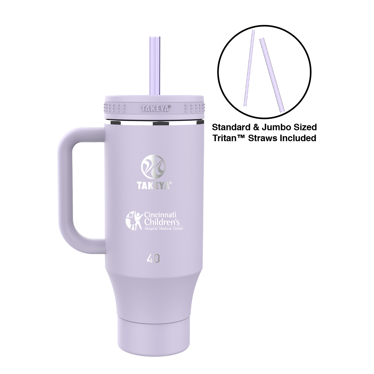 Takeya® Straw Tumbler with Handle - 40 oz. Product Image