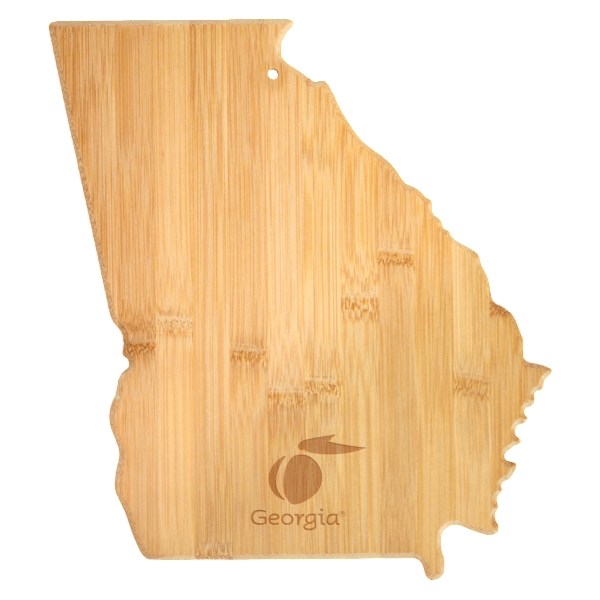 U.S. State Shaped Bamboo Cutting and Serving Boards Product Image