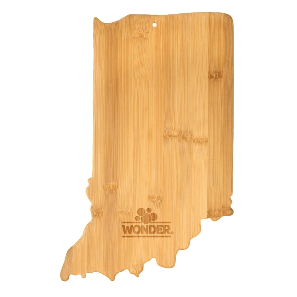 U.S. State Shaped Bamboo Cutting and Serving Boards Product Image