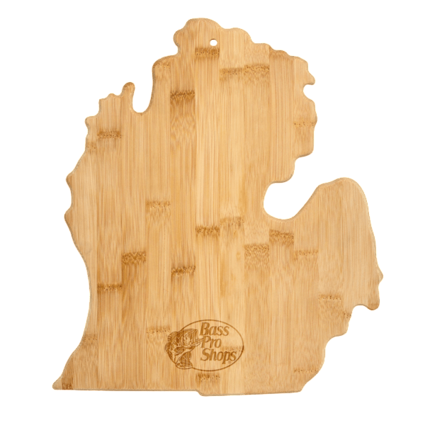 U.S. State Shaped Bamboo Cutting and Serving Boards Product Image