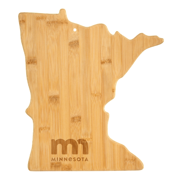 U.S. State Shaped Bamboo Cutting and Serving Boards Product Image