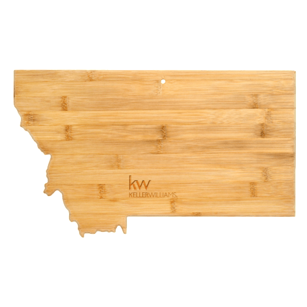 U.S. State Shaped Bamboo Cutting and Serving Boards Product Image