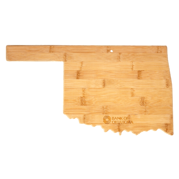 U.S. State Shaped Bamboo Cutting and Serving Boards Product Image