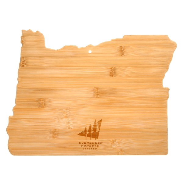 U.S. State Shaped Bamboo Cutting and Serving Boards Product Image