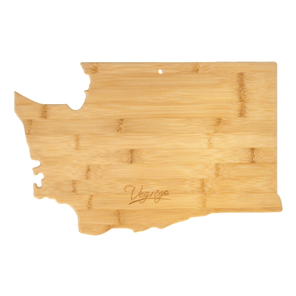 U.S. State Shaped Bamboo Cutting and Serving Boards Product Image