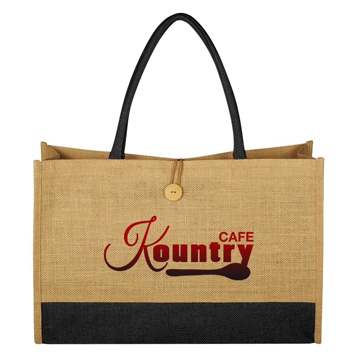Jute Box Tote Bag Product Image