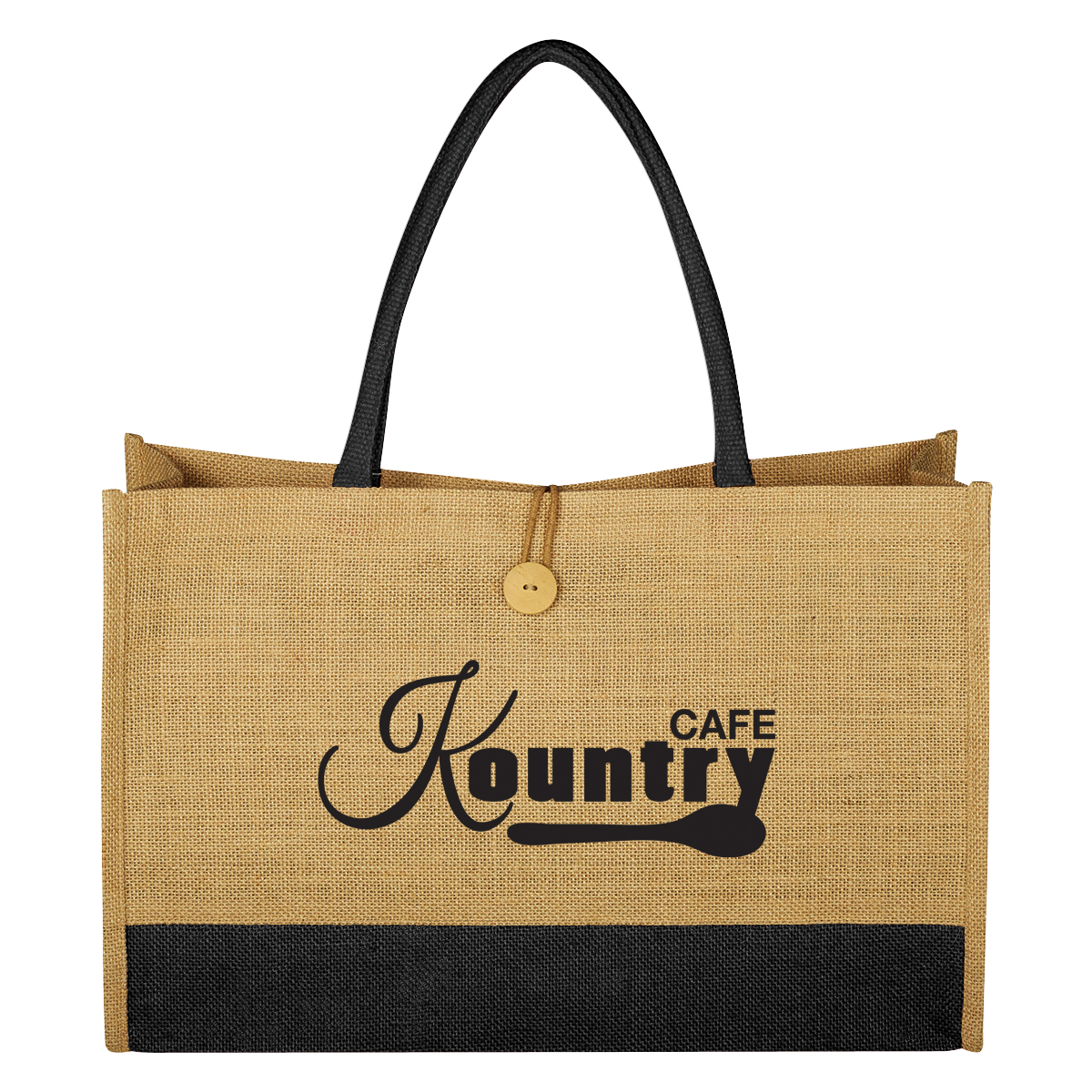 Jute Box Tote Bag Product Image