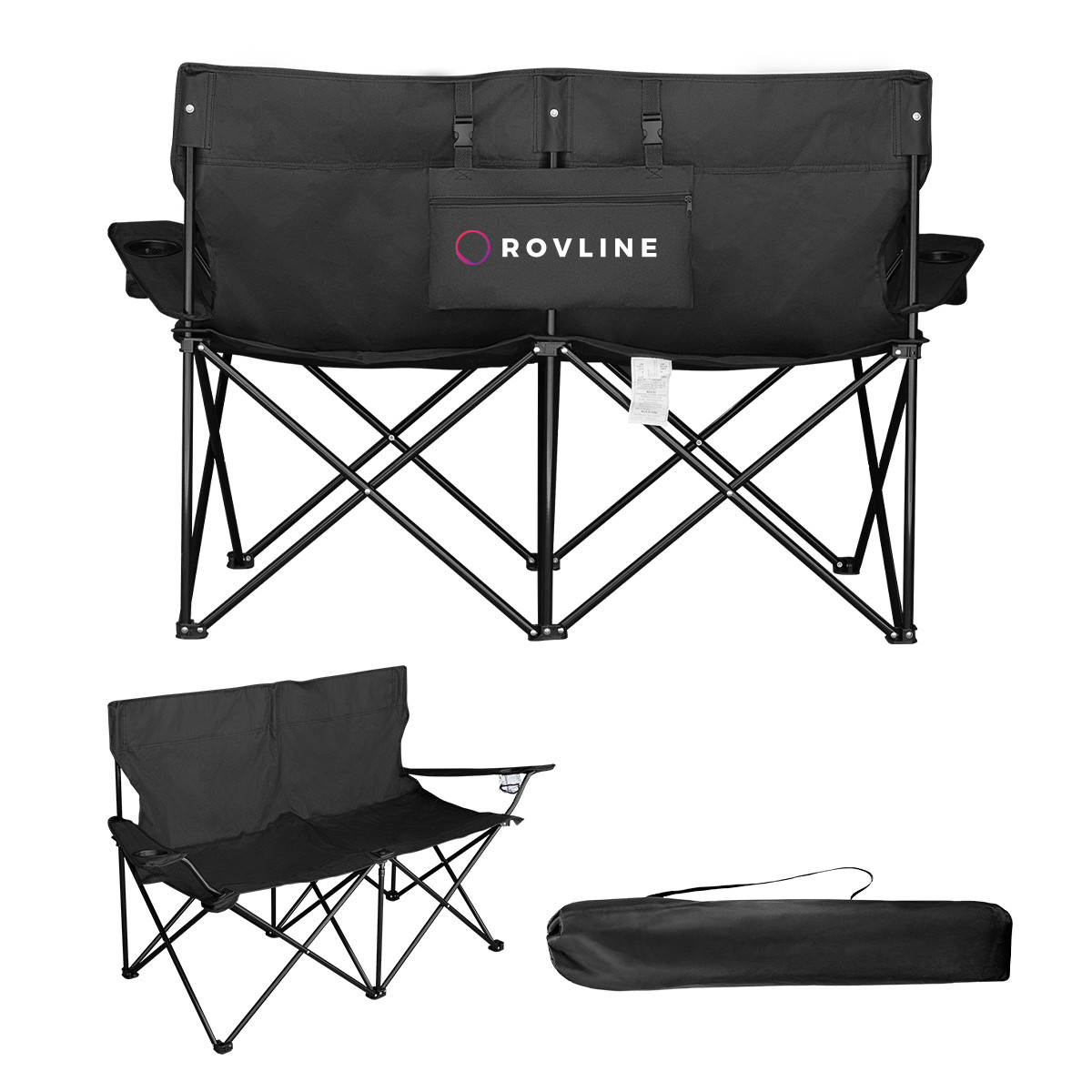 Double Take Folding Chair For Two Product Image