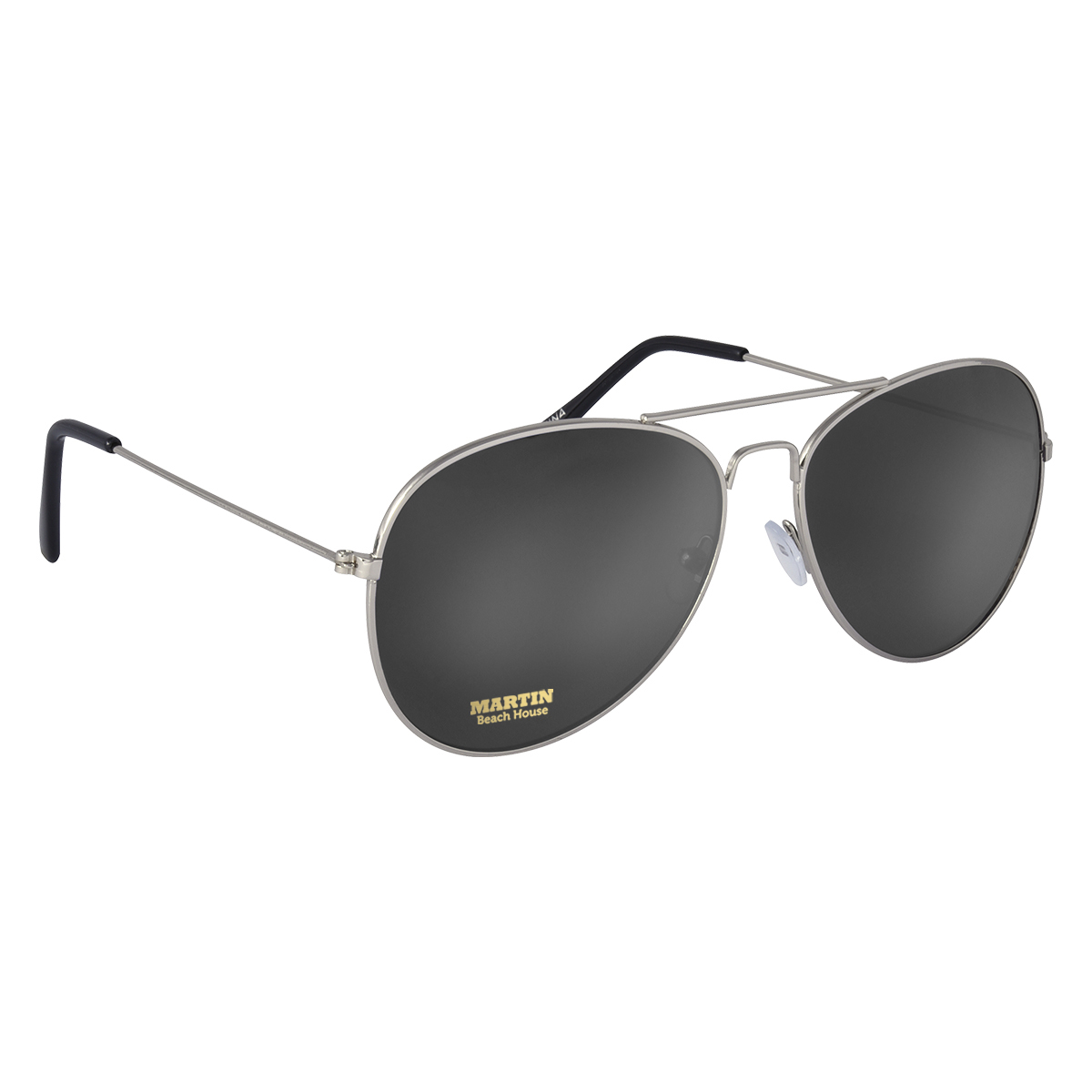 Color Mirrored Aviator Sunglasses Product Image