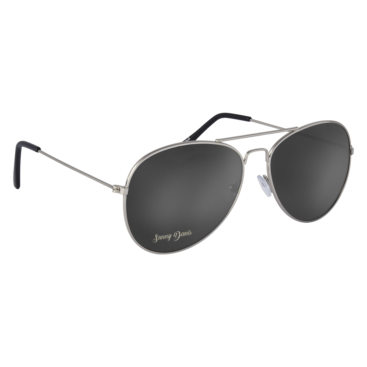 Color Mirrored Aviator Sunglasses Product Image