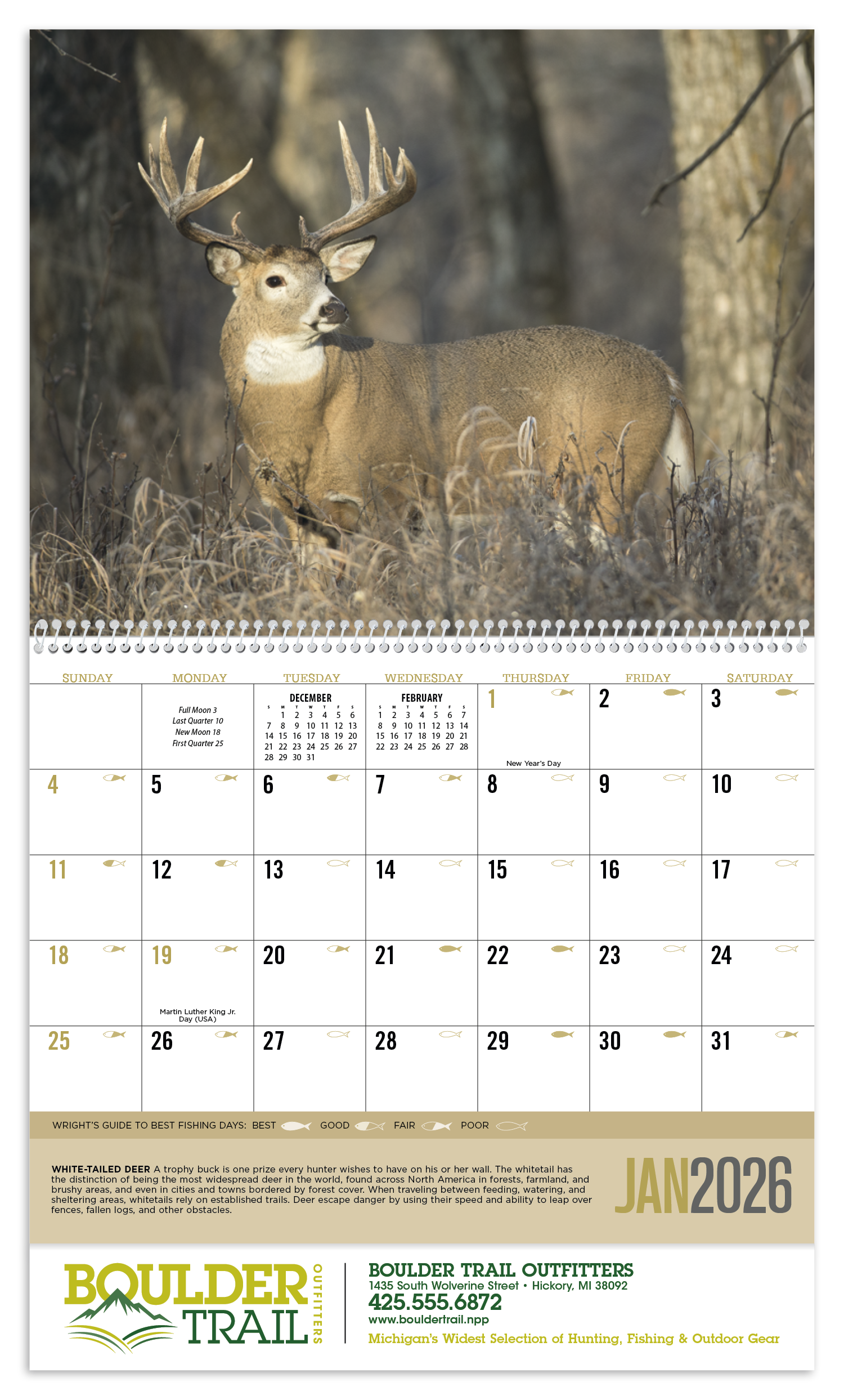 Great Lakes Sportsman Calendar Product Image