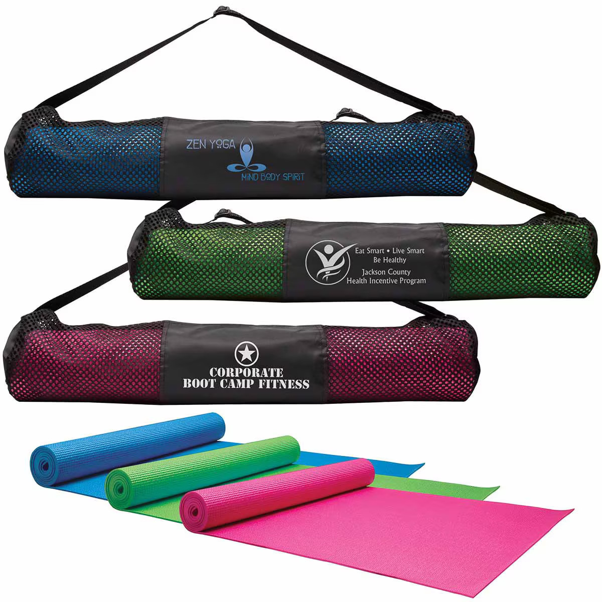 Yoga Fitness Mat & Carrying Case Product Image
