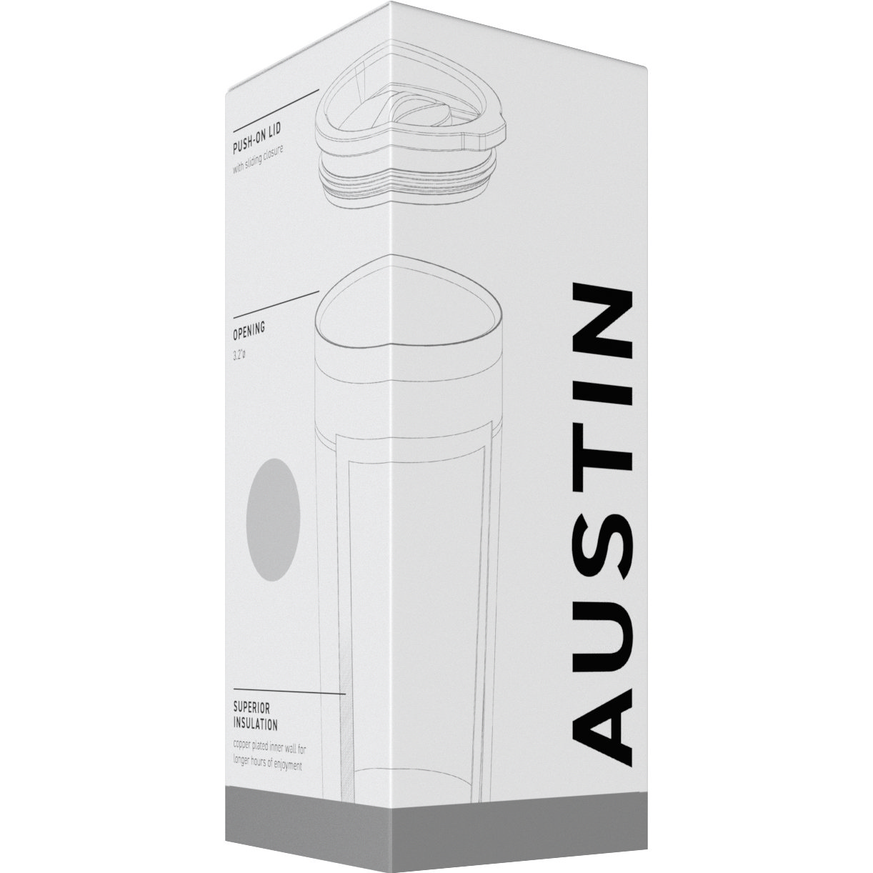 Austin Stainless Steel Tumbler - 20 oz. Product Image