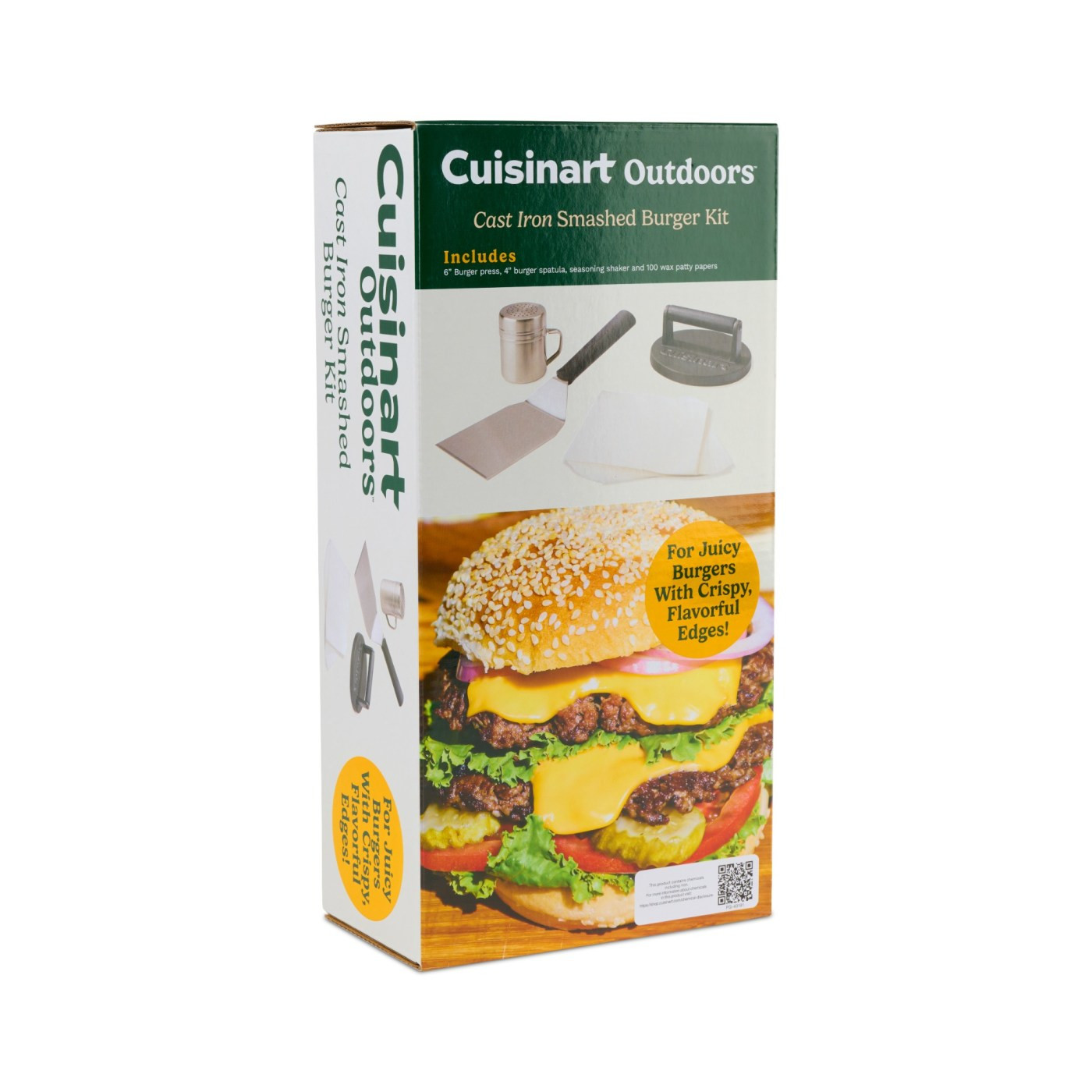 Cuisinart® Outdoors™ Smashed Burger Kit Product Image