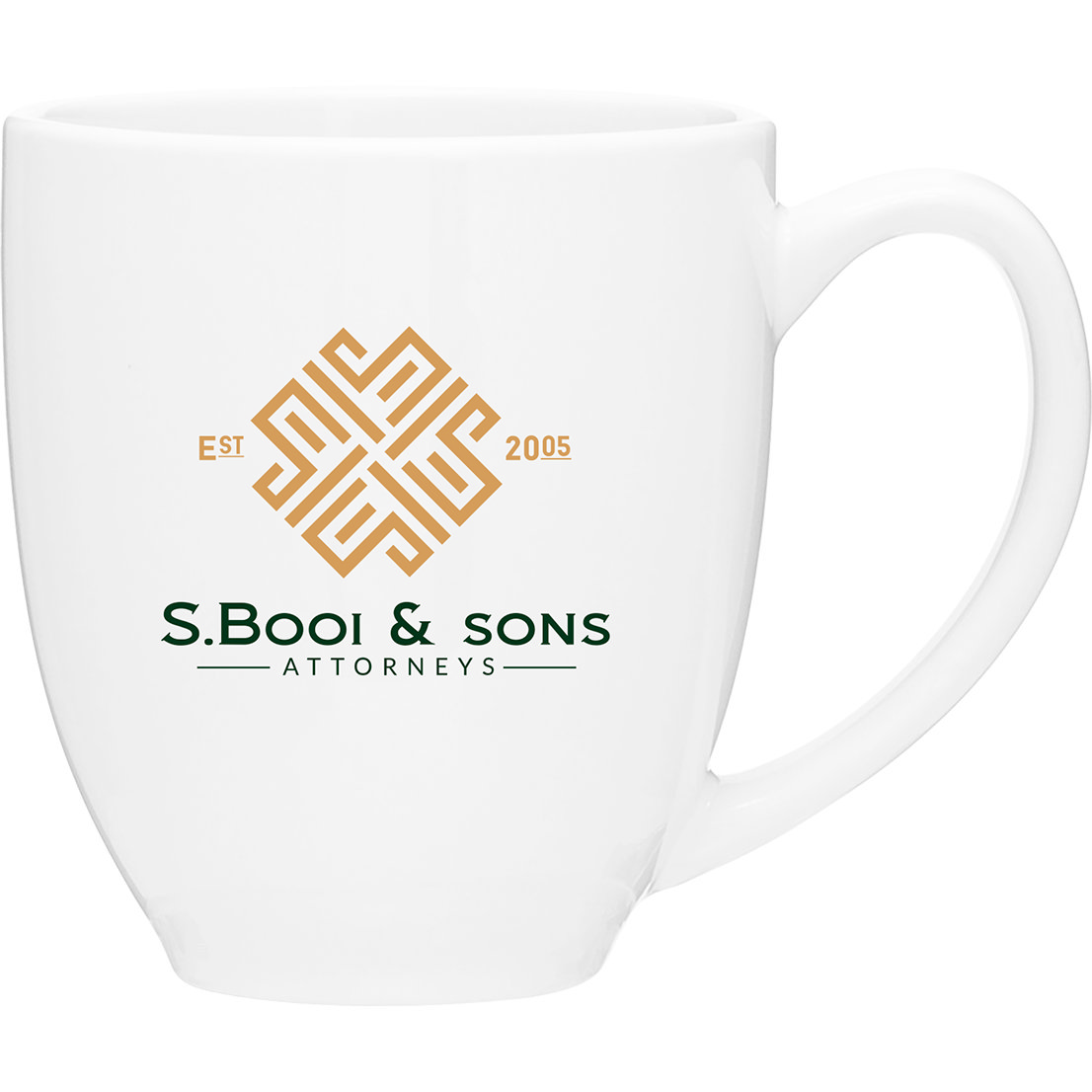 Glossy Bistro Coffee Mug - 15 oz. Product Image